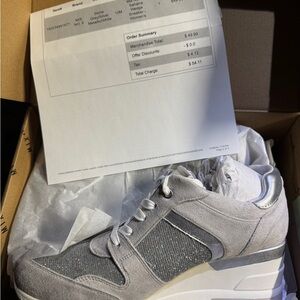 Mix No. 6 Gray Heeled Boots